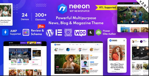Neeon WordPress Magazine