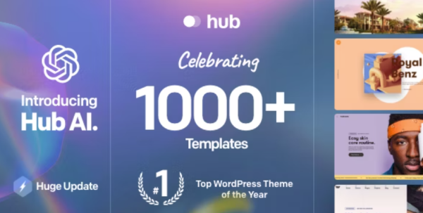 Hub Responsive Multi Purpose WordPress Theme